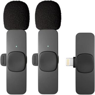 Affordable K9 dual wireless lavalier microphone for Iphone and Android, In Lagos, Nigeria