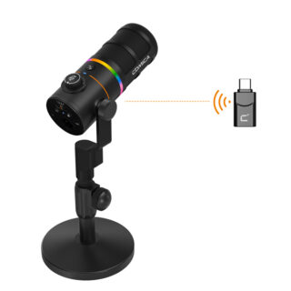 COMICA EJoy D10 PRO RGB Cardioid Dynamic Wireless Microphone (Single) for Podcast in Lagos, Nigeria.