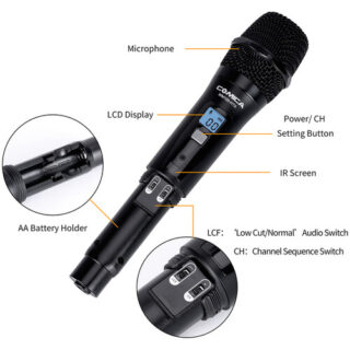 Comica Audio CVM-WM100H Camera-Mount Wireless Handheld Microphone System In Lagos Nigeria